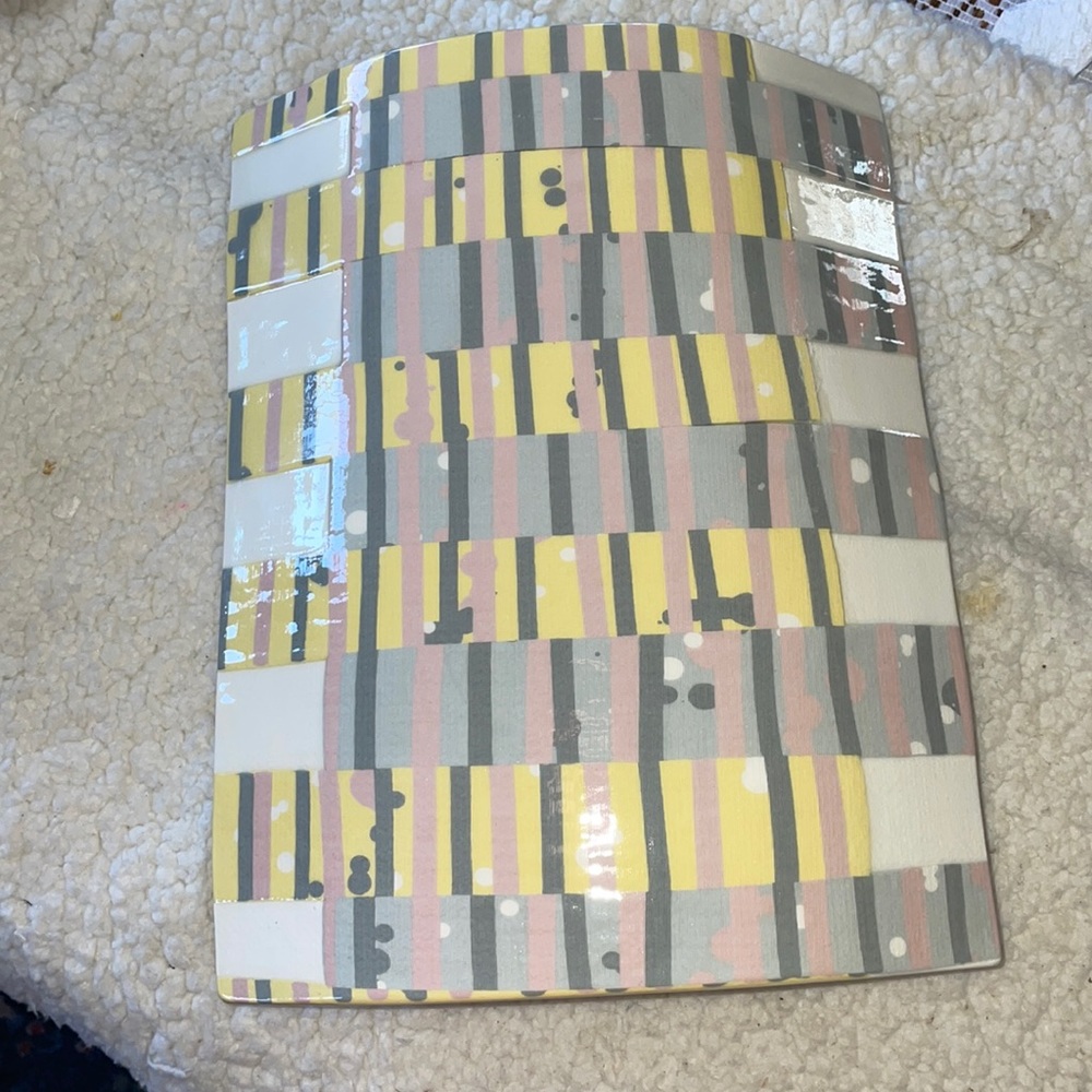 Art Deco Pastel Vase